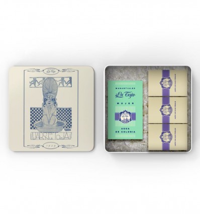 Estuche mujer azul